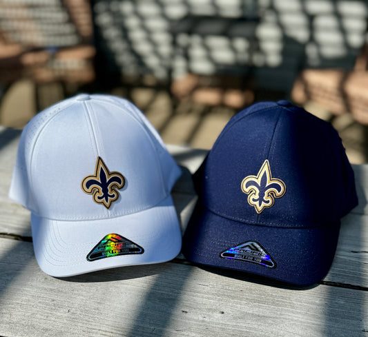 SAINTS Logo Snapback Cap – Pacific Headwear P413 Lightweight Perforated